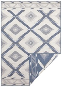 NORTHRUGS - Hanse Home koberce Kusový koberec Twin Supreme 103430 Malibu blue creme – na von aj na doma - 80x250 cm