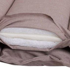 InternetovaZahrada Poduška na lehátko Ergo - hnedá
