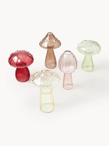 Súprava sklenených váz Mushroom, 5 dielov