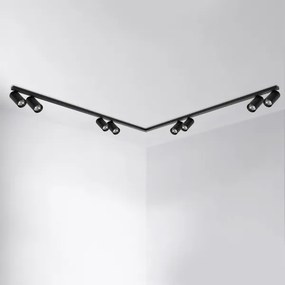 Brilagi - Bodové svietidlo SELE LONG 8xGU10/30W/230V čierna