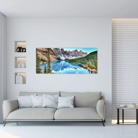 Obraz - Moraine lake (120x50 cm)