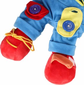 KIK Senzorická šmacianka bábika chlapec na učenie obliekania