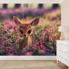 Fototapeta - Roztomilá srnčeka (147x102 cm)