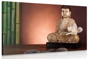 Obraz meditujúci Budha - 90x60