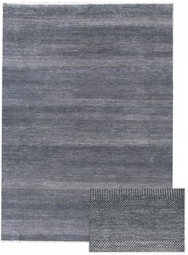 Diamond Carpets koberce Ručne viazaný kusový koberec Diamond DC-MCN Dark blue / silver - 180x275 cm