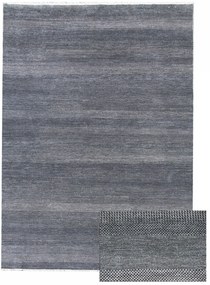 Diamond Carpets koberce Ručne viazaný kusový koberec Diamond DC-MCN Dark blue / silver - 245x305 cm