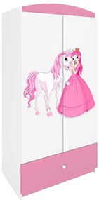 Skriňa Babydreams Ružová – Princezná 2