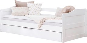 XXXLutz POSTEĽ S VÝSUVNÝM LÔŽKOM, 90/200 cm biela MID.YOU - Detské izby - 000406002002