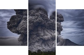 Obraz - Sopečná erupcia (90x60 cm)