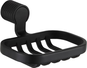 Mexen Base, nástenná mydelnička, čierna matná, 7088251-70