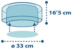 Dalber 60616 - Detské stropné svietidlo POLICE 2xE27/60W/230V