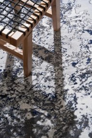 Koberec Dywilan Stylish 16 svetlosivý / modrý