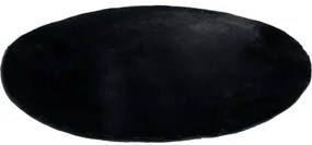 Koberec RABBY čierny kruh