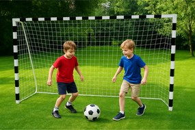 LEAN Toys Futbalová tréningová bránka so štvorcovým rámom 300x200x110cm