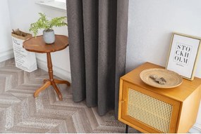 Zatemňovací záves DUNES VELVET 140x250 cm, tmavosivý Zavesenie: Kovové krúžky