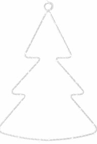 Biela závesná vianočná svetelná dekorácia Liva – Sirius