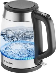 Rýchlovarná kanvica sklenená SILVER 1,7 l