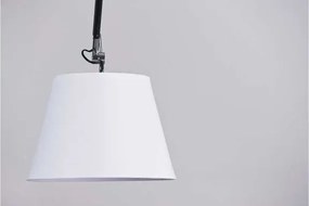Dizajnové nástenné svietidlo Zyta S čierne/strieborná