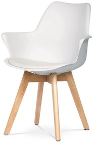 Jedálenská stolička CT-771 WT, biela