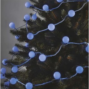 LED Vianočná vonkajšia reťaz 40xLED/9m IP44 modrá