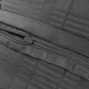 SATÉNOVÉ OBLIEČKY MARSELA EXCLUSIVE 160X200 CM, 2KS 70X80 CM TMAVOSIVÉ