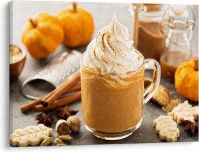 Obraz - Tekvicové latte (70x50 cm)