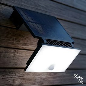 LED reflektor so senzorom a solárnym panelom FUJI LED/8W/3,7V 2000 mAh IP44