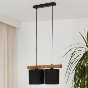 Brilagi - Luster na lanku FOREST 2xE27/15W/230V borovica/čierna