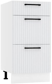 Skrinka do kuchyne Kate d40s/3 svetlo šedá mat