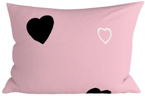 Sada 2 ks dekoračných povlakov na vankúš CORAZON BLEND 50x70 cm, ružová