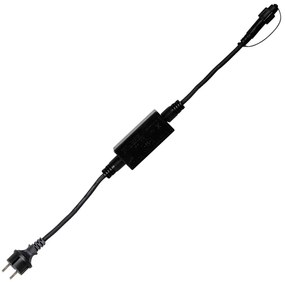 Bestent Napájací kábel pre PROFI vonkajšie LED osvetlenie, 1,8m, čierny