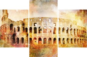 Obraz - Digitálna maľba, koloseum, Rím, Taliansko (90x60 cm)