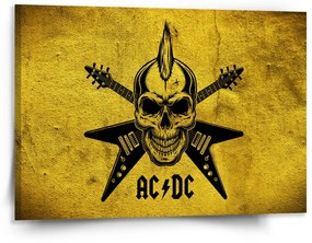 Sablio Obraz ACDC Lebka - 150x110 cm