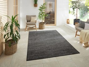 ELLE Decoration koberce Kusový koberec Gemini 105549 Night Silver z kolekcie Elle – na von aj na doma - 80x250 cm