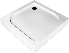 Polimat Kompaktná štvorcová akrylátová sprchová vanička Tenor 3 80x80 (90x90) POLIMAT-Farba: Biela, POLIMAT-Rozmery: 80x80
