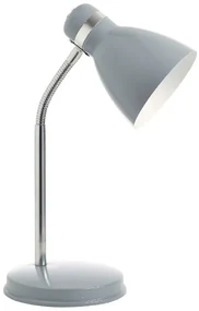 ACA DECOR Retro stolná lampa Maui, šedá farba