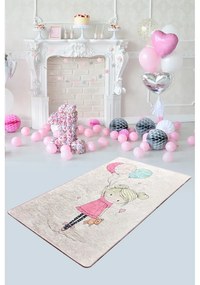 Detský protišmykový koberec Chilam Little Girl, 140 x 190 cm