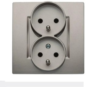 GP-2QC Dvojitá zásuvka Z/U