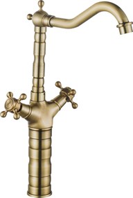 Rea Rustico, vysoká drezová batéria h-370, zlatá matná, REA-B5521