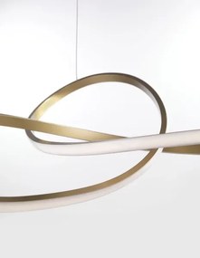 LED luster Fusion 72 zlaté