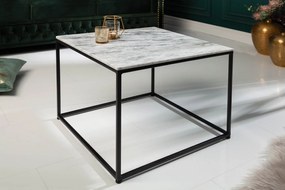 Konferenčný stolík Elements 50cm mramor biely