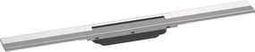 Hansgrohe RainDrain Flex, vrchná sada sprchového žľabu 800, skracovateľný, pre inštaláciu voľne na plochu, kartáčovaná nerezová oceľ, HAN-56044800