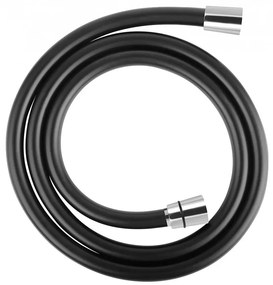 Sprchová hadica 150 cm, PVC, čierna