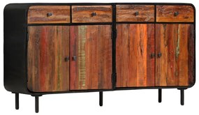 vidaXL Komoda masívne recyklované drevo 140x35x76 cm