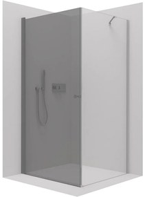 Cerano Antelo, sprchová zástena ku sprchovému kútu 30x190 cm, 6mm číre sklo, chrómový profil, CER-CER-432433