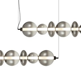 LED Luster na lanku DAPHNE LED/40W/230V šedá