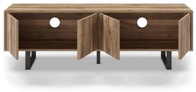 TV stolík v dekore orecha v prírodnej farbe 160x51 cm Laila – Marckeric