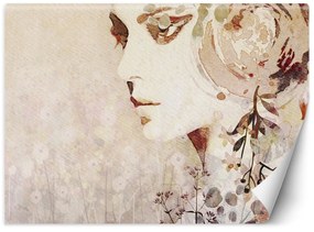 Gario Fototapeta Abstraktná tvár ženy v jesenných farbách Materiál: Vliesová, Rozmery: 150 x 105 cm