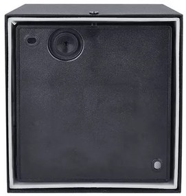 SOLIGHT LED vonkajšie nástenné svietidlo TERNI 12W | 3000K | 560lm | IP44 | PIR senzor, čierne