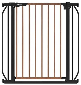 Lionelo - Bezpečnostná zábrana TRUUS SLIM čierna/hnedá
